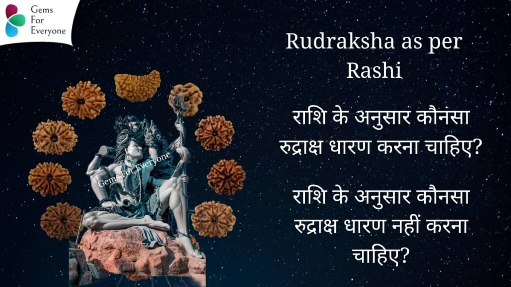 Rudraksha as per Rashi 1