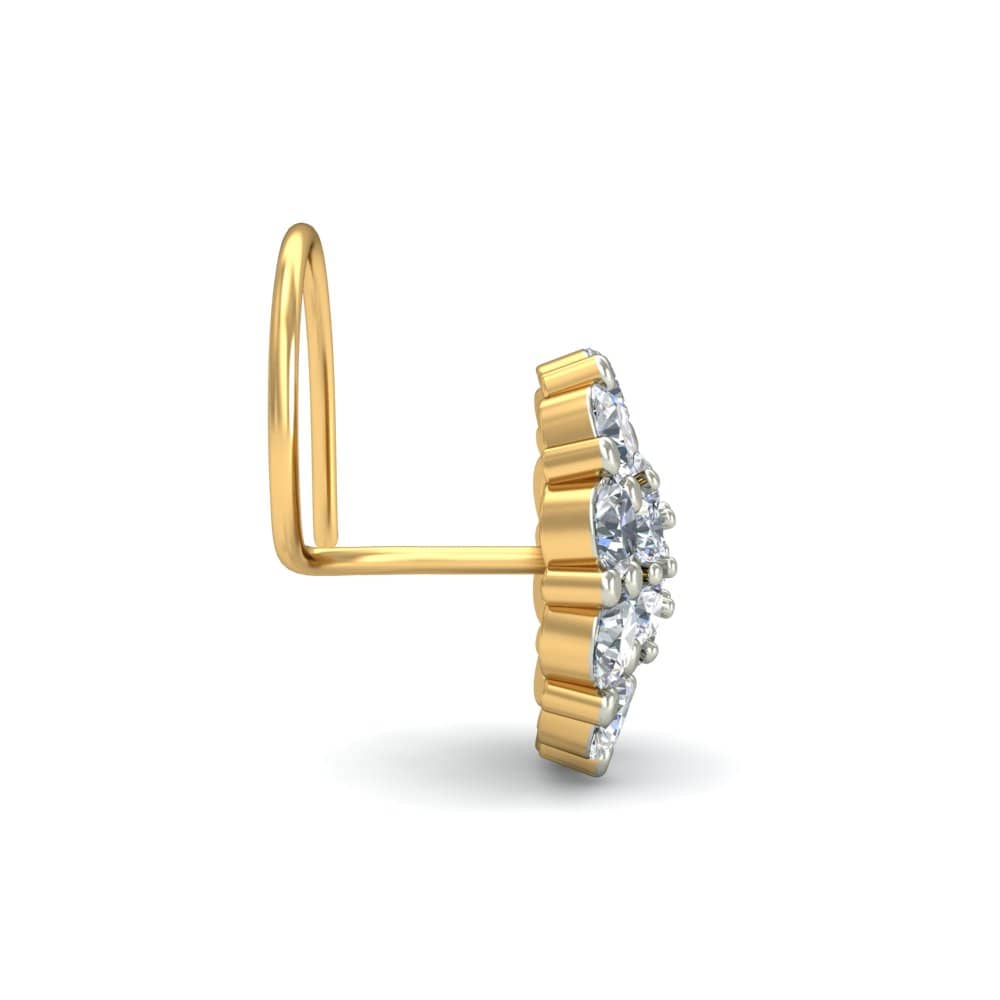 GFE NPA12 02 Vaishnavi Diamond Nose Pin - Image 2