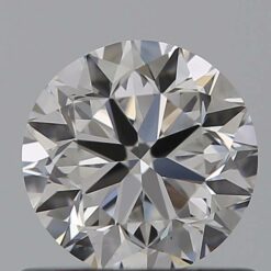 0.54 Carat Round D VS 1 Natural Diamond IGI Certified