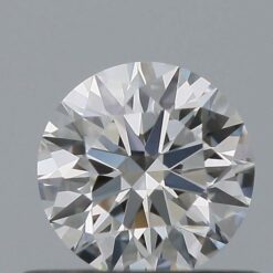 0.51 Carat Round F VVS 1 Natural Diamond IGI Certified