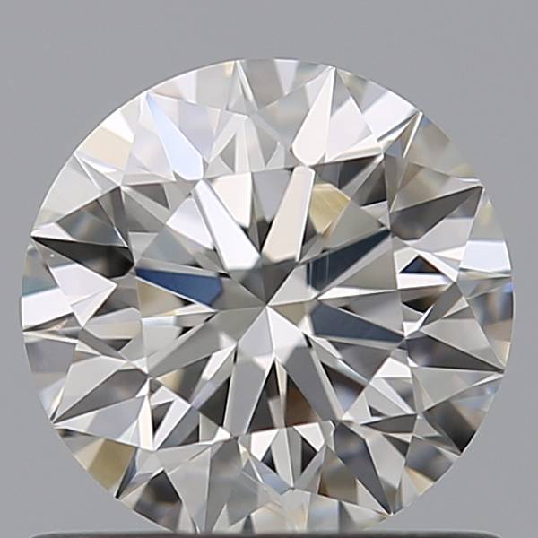 DIA 10710 0.53 Carat Round H VVS 2 Natural Diamond IGI Certified