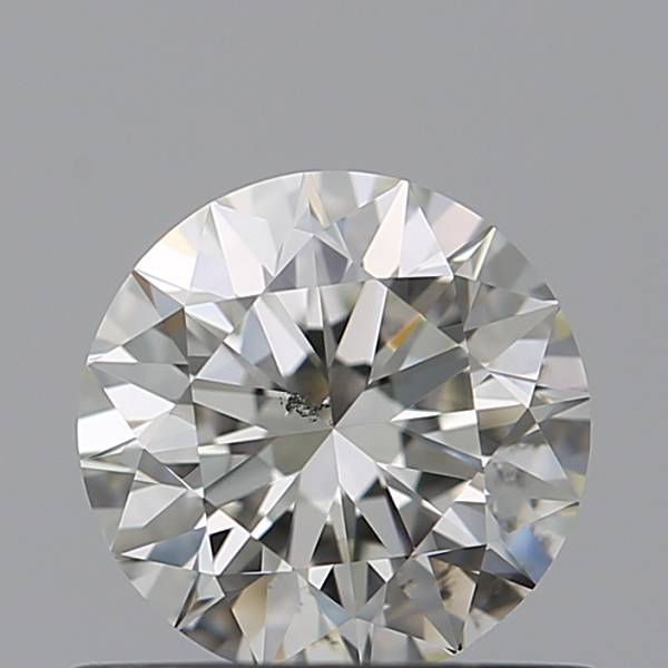 0.52 Carat Round J SI1 GIA Certified Diamond
