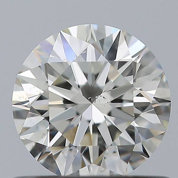 0.57 Carat Round J SI1 GIA Certified Diamond